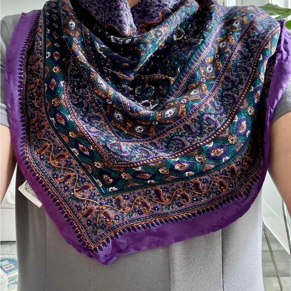 Purple Paisley Passports Pier 1 Scarf
